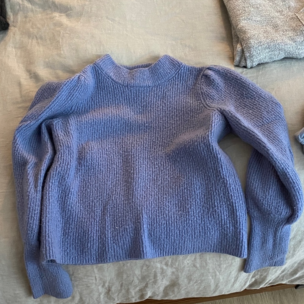 Soft Heather Purple Women's Crewneck Sweater